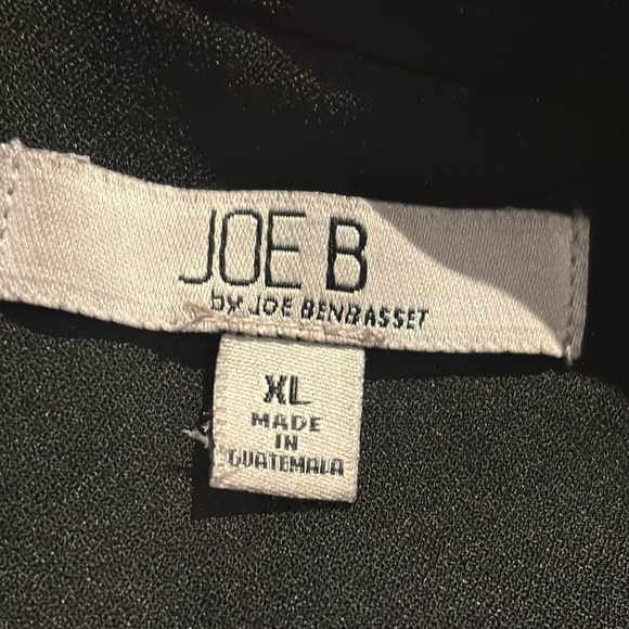 Joe B Elegant Black open front Blazer Sz XL - Picture 6 of 15